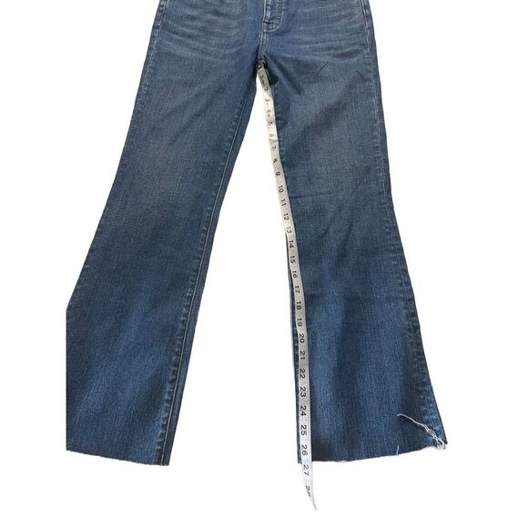 Madewell Women's Blue NI962 Mid Rise Kick Out Ankle Denim Jeans Size 27 NWT - Picture 2 of 6